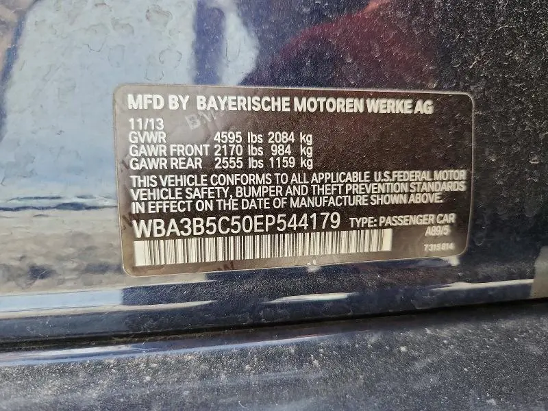 2014 BMW 328 XI SULEV  
