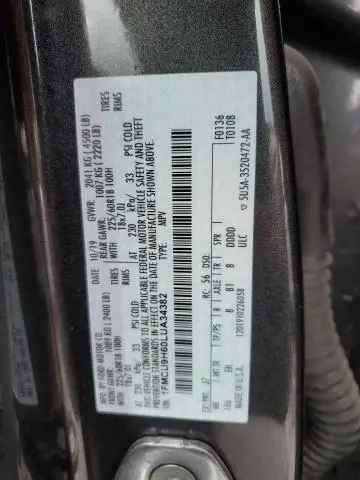 2020 FORD ESCAPE SEL  