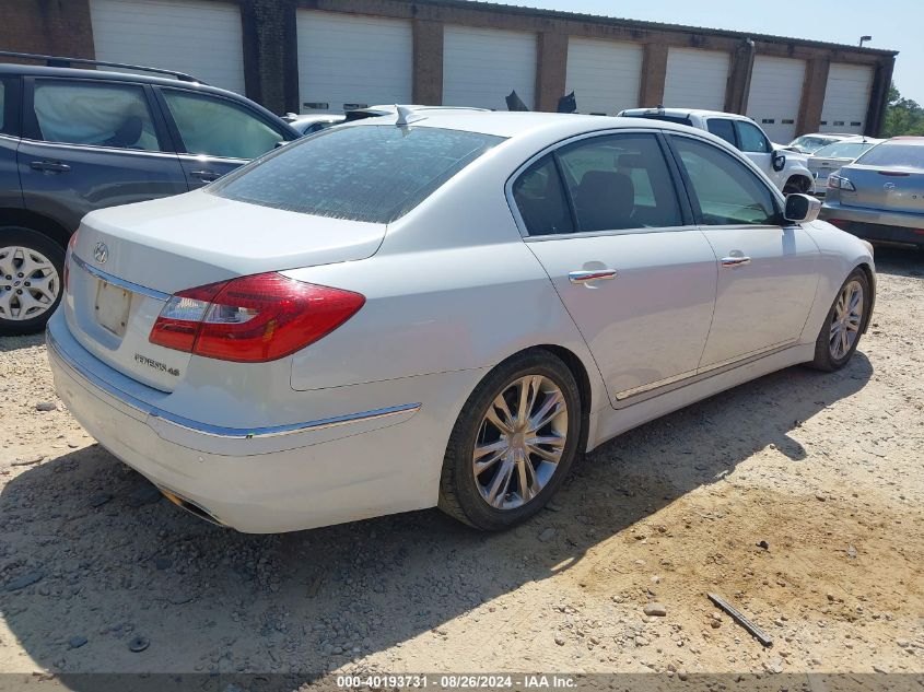 2012 HYUNDAI GENESIS 4.6