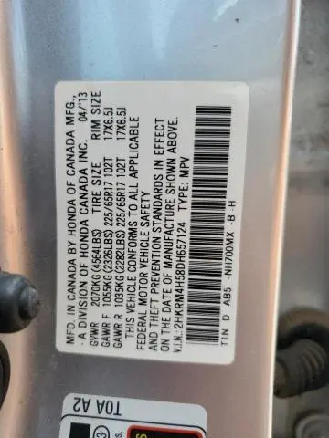 2013 HONDA CR-V EX  