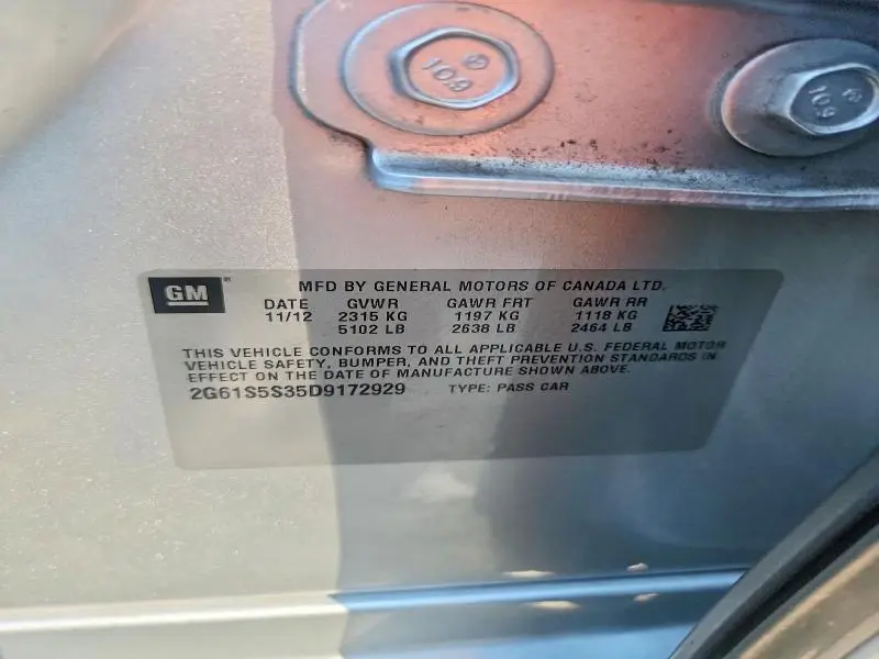 2013 CADILLAC XTS PREMIUM COLLECTION  