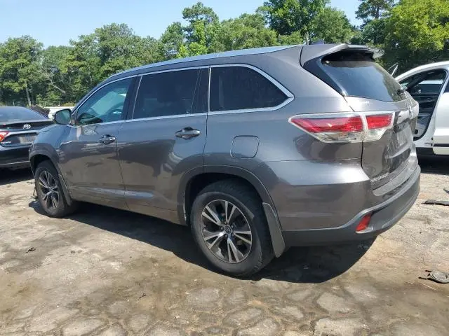 2016 TOYOTA HIGHLANDER XLE  