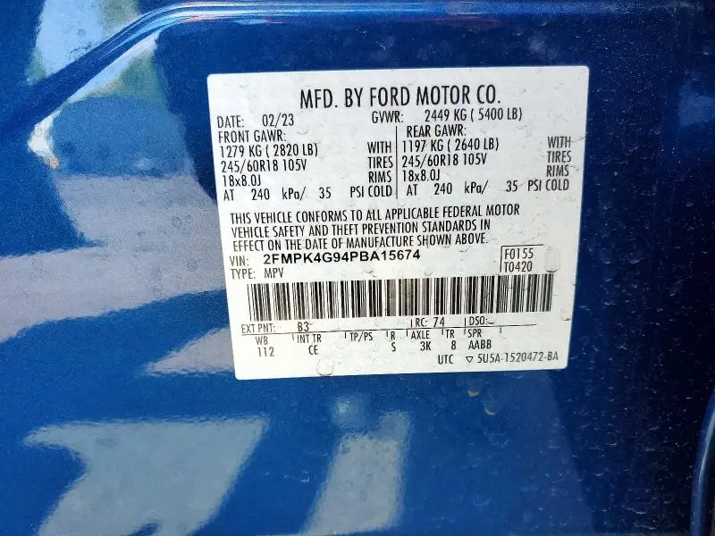 2023 FORD EDGE SE  