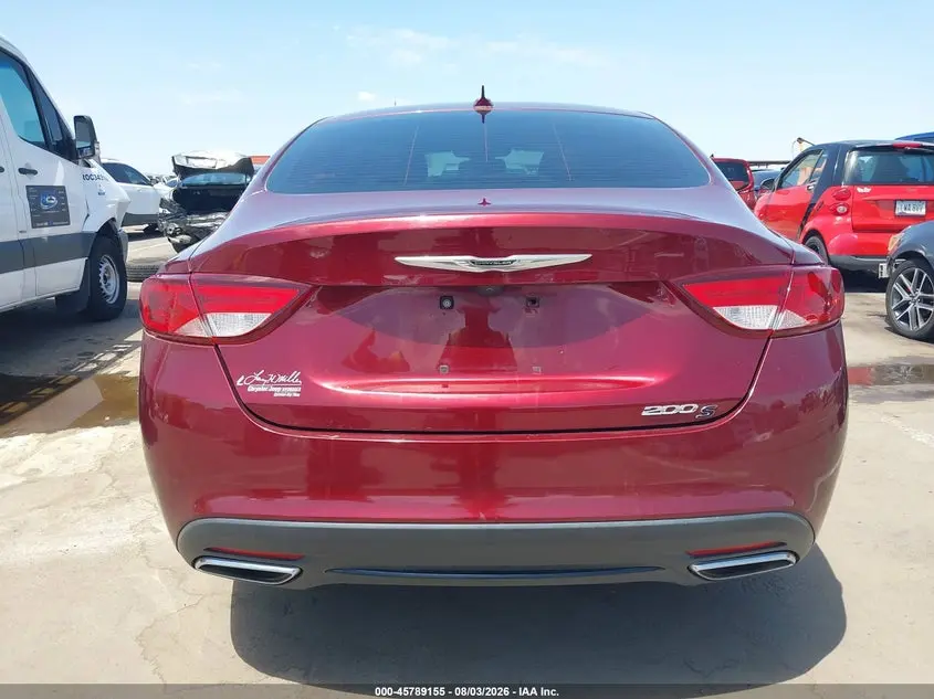 2016 CHRYSLER 200 S