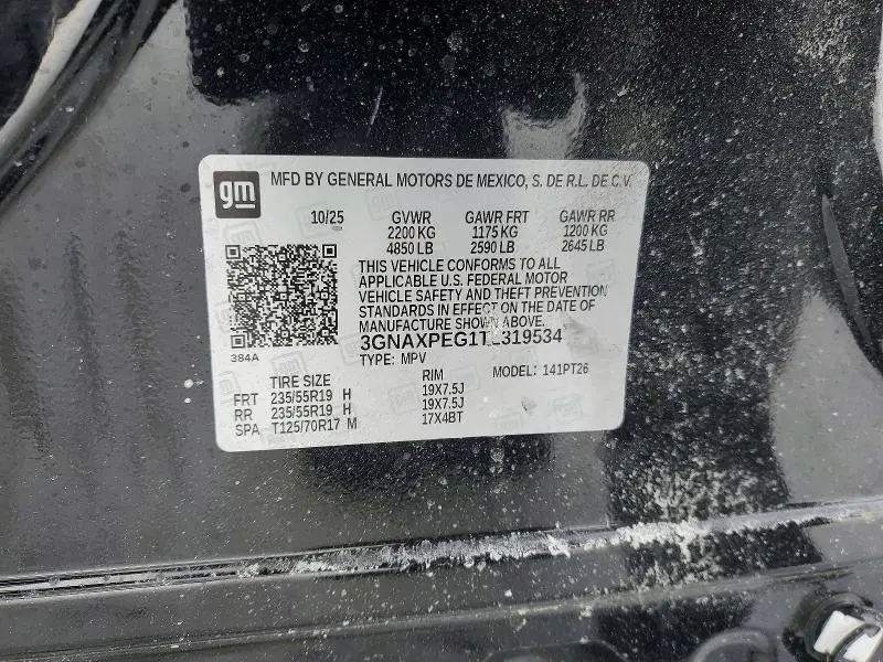 2026 CHEVROLET EQUINOX LT  