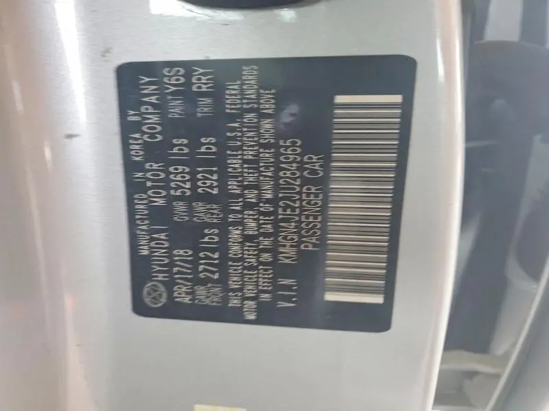 2018 GENESIS G80 BASE  