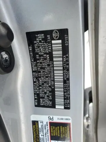 2016 TOYOTA CAMRY LE  