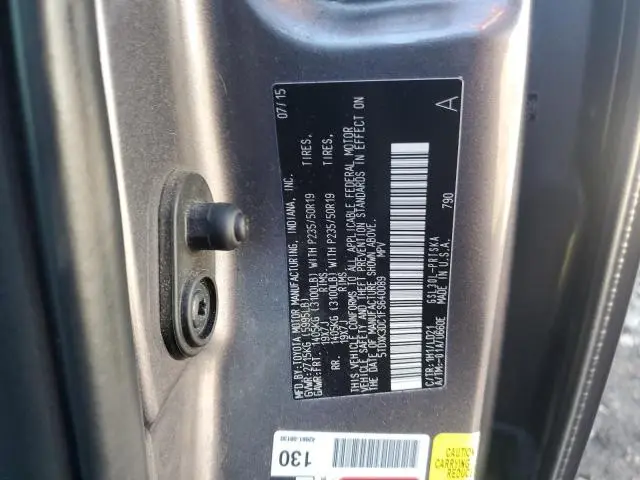 2015 TOYOTA SIENNA SPORT  