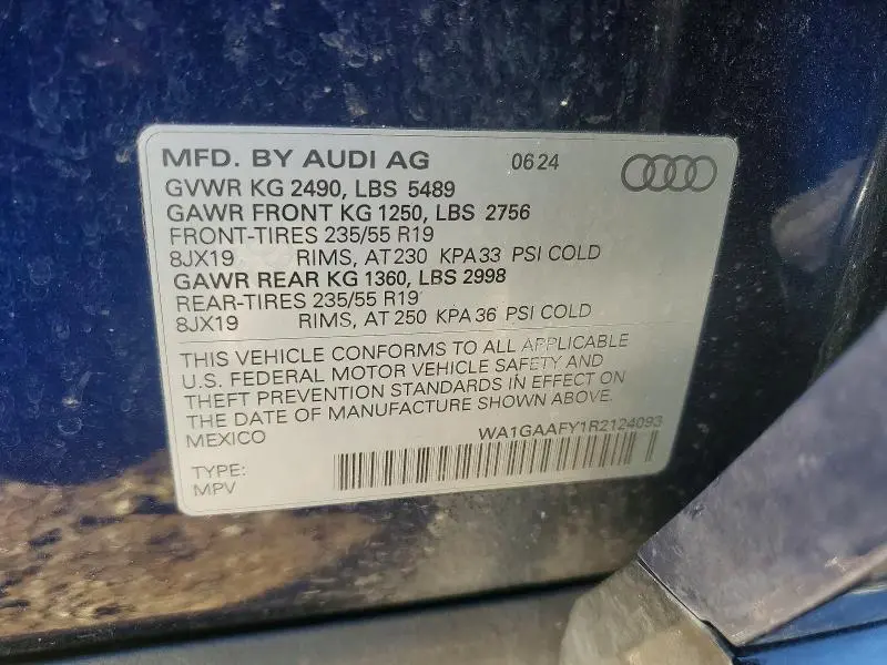 2024 AUDI Q5 PREMIUM 45  