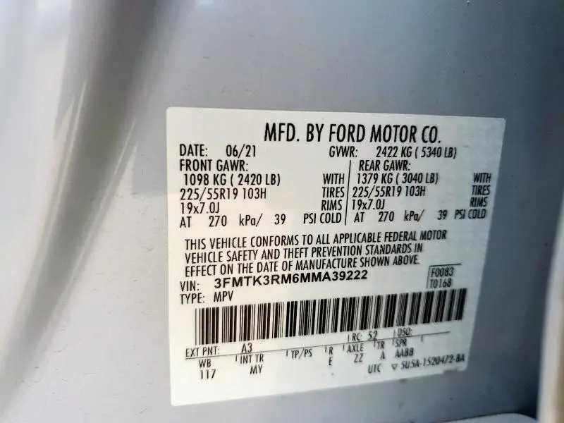 2021 FORD MUSTANG MACH-E PREMIUM  