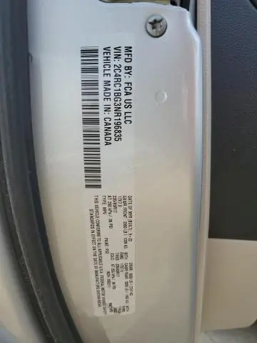 2022 CHRYSLER PACIFICA TOURING L  