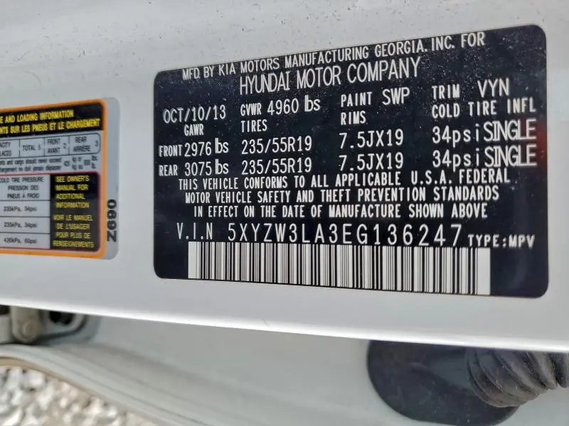 2014 HYUNDAI SANTA FE SPORT   