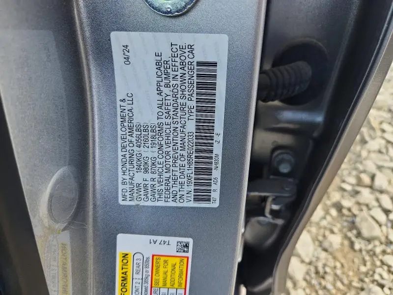 2024 HONDA CIVIC SPORT TOURING  