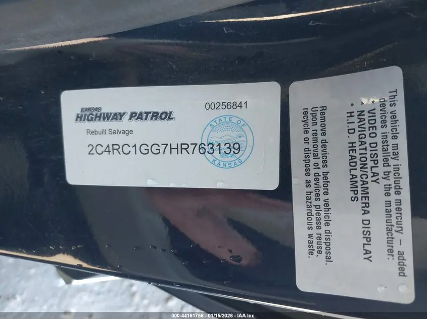 2017 CHRYSLER PACIFICA LIMITED