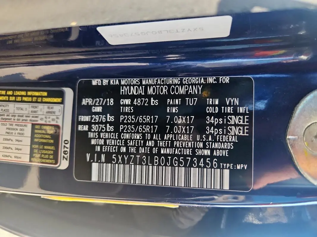 2018 HYUNDAI SANTA FE SPORT   