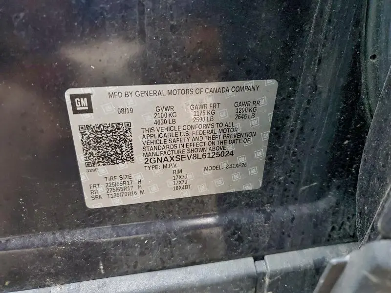 2020 CHEVROLET EQUINOX LS  