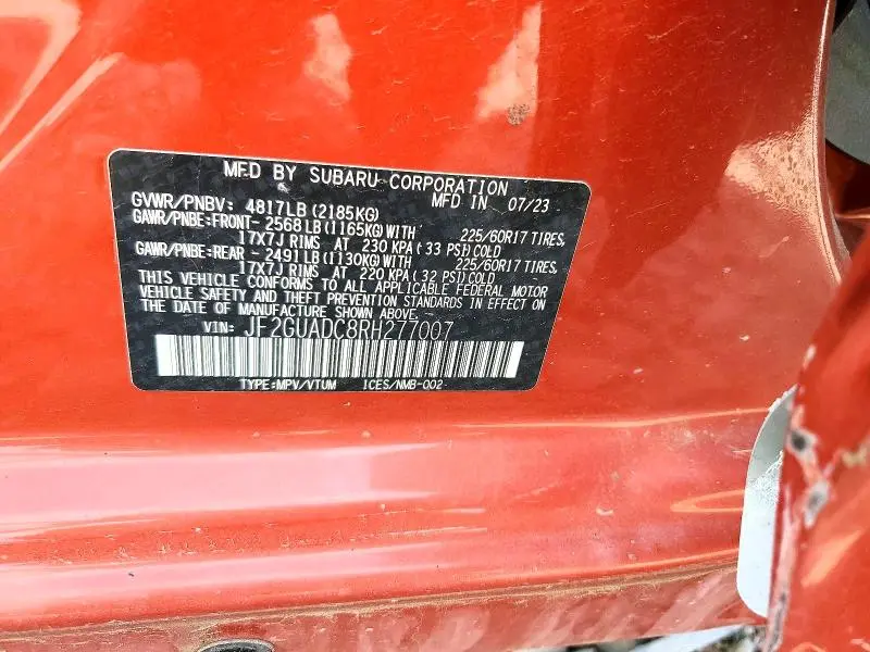 2024 SUBARU CROSSTREK PREMIUM  
