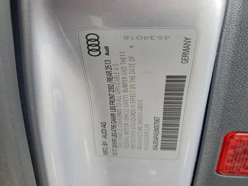 2018 AUDI A4 PREMIUM PLUS  