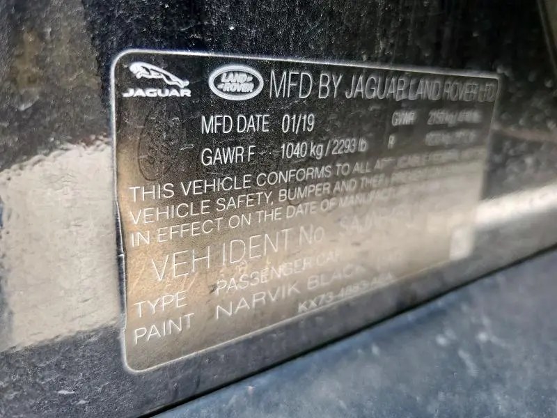 2019 JAGUAR XE   