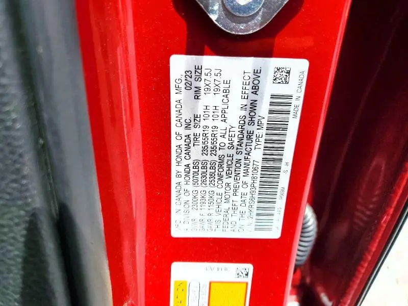 2023 HONDA CR-V SPORT TOURING  