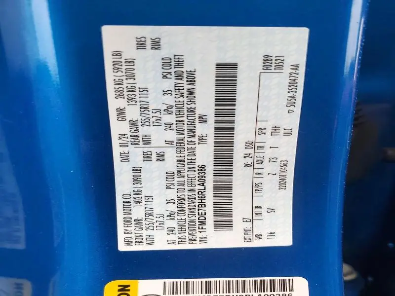 2024 FORD BRONCO BIG BEND  