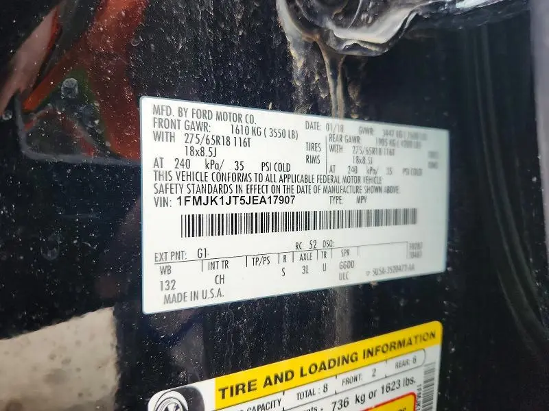 2018 FORD EXPEDITION MAX XLT  