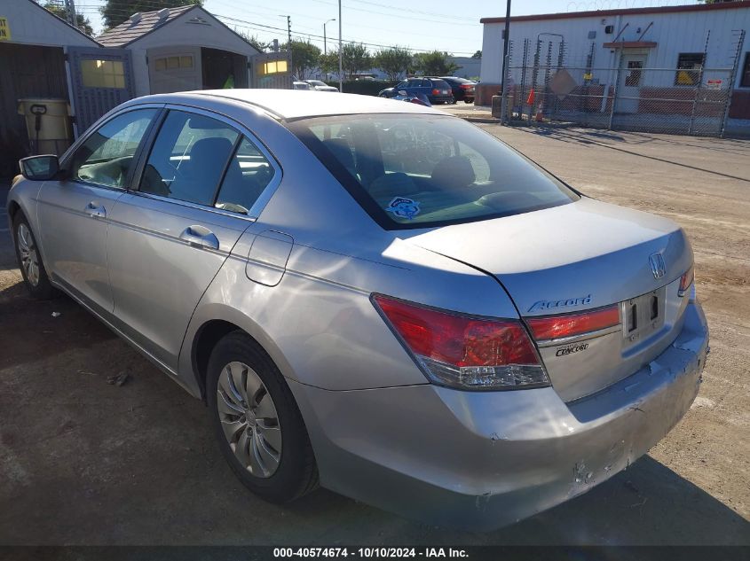 2012 HONDA ACCORD 2.4 LX