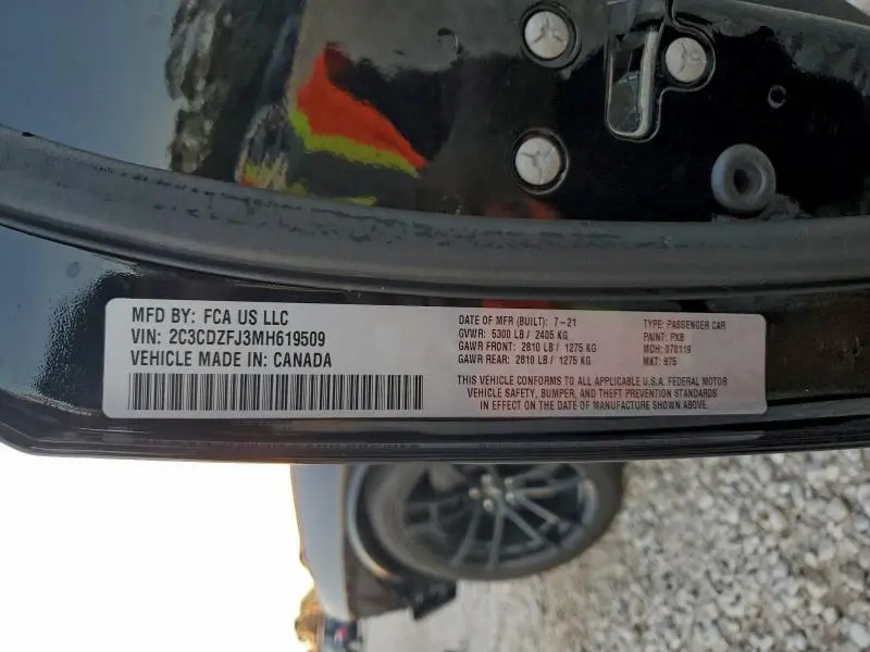 2021 DODGE CHALLENGER R/T SCAT PACK  