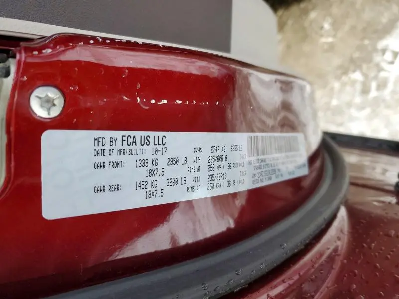 2018 CHRYSLER PACIFICA TOURING L PLUS  