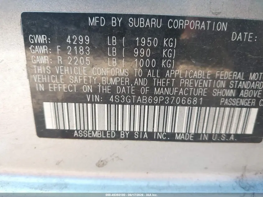 2023 SUBARU IMPREZA BASE 5-DOOR