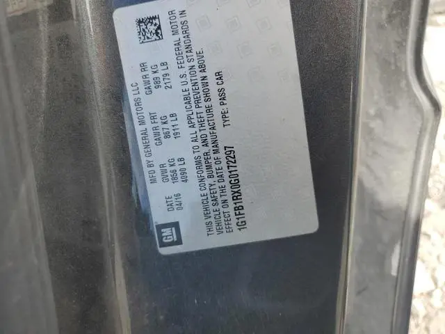 2016 CHEVROLET CAMARO LT