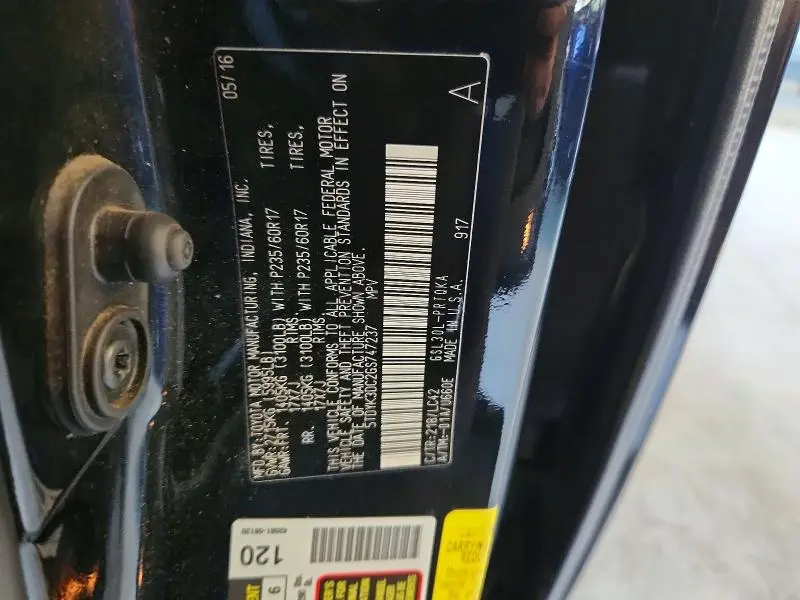 2016 TOYOTA SIENNA XLE PREMIUM 8-PASSENGER  