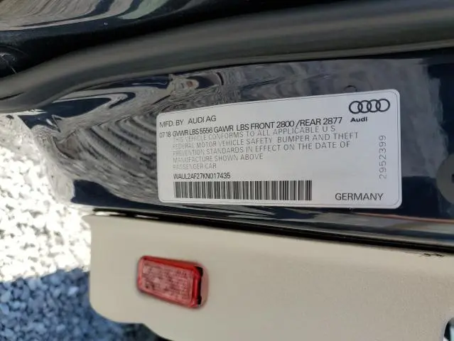 2019 AUDI A6 PREMIUM PLUS  