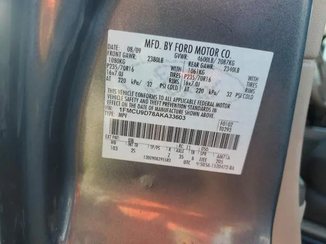 2010 FORD ESCAPE XLT  