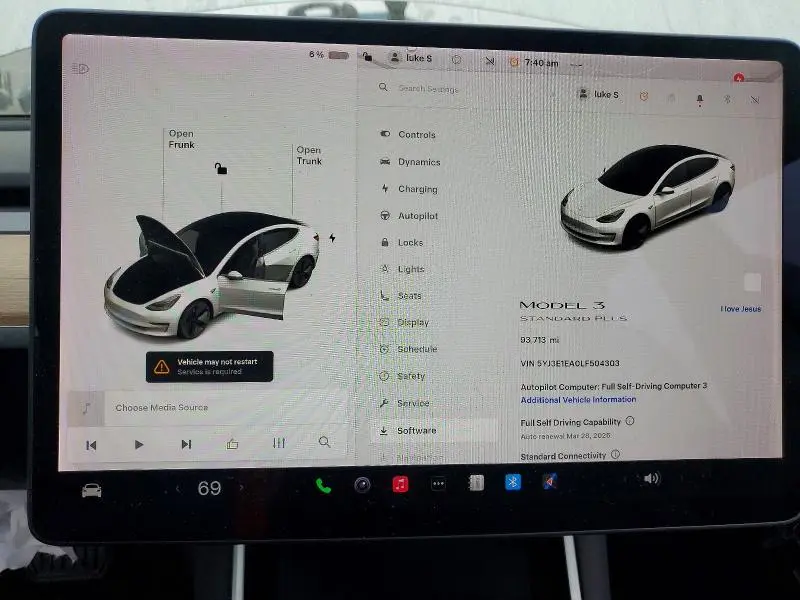 2020 TESLA MODEL 3   