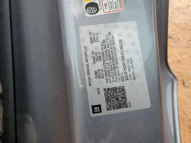 2019 CHEVROLET CAMARO SS