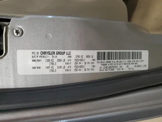 2015 CHRYSLER TOWN & COUNTRY TOURING  