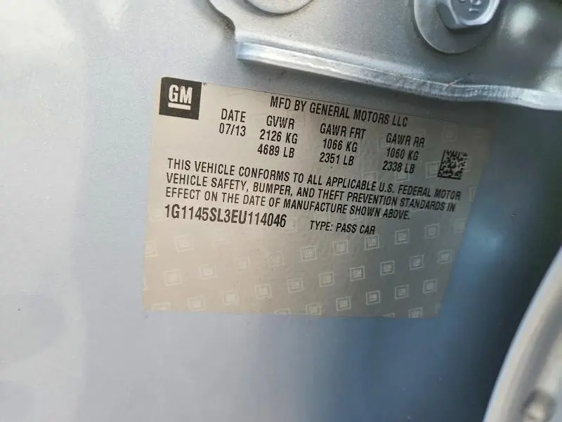 2014 CHEVROLET IMPALA LTZ  