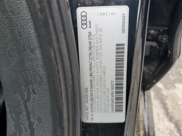 2016 AUDI A6 PREMIUM PLUS  