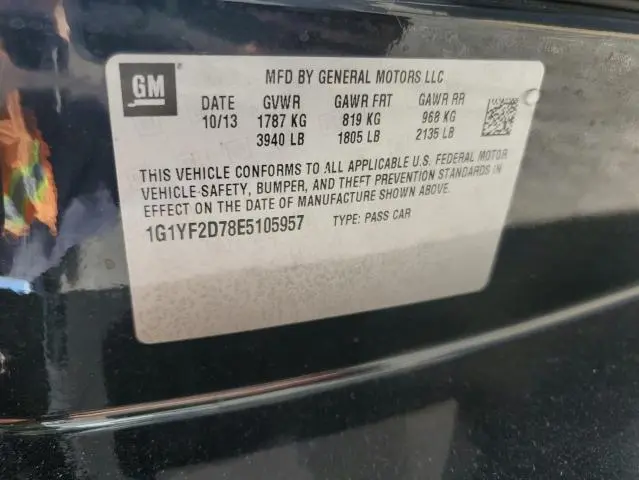 2014 CHEVROLET CORVETTE STINGRAY 3LT  