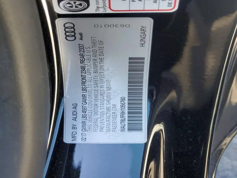 2017 AUDI A3 PREMIUM  