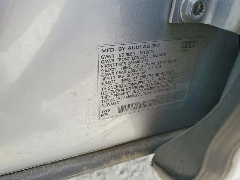 2018 AUDI Q7 PRESTIGE  