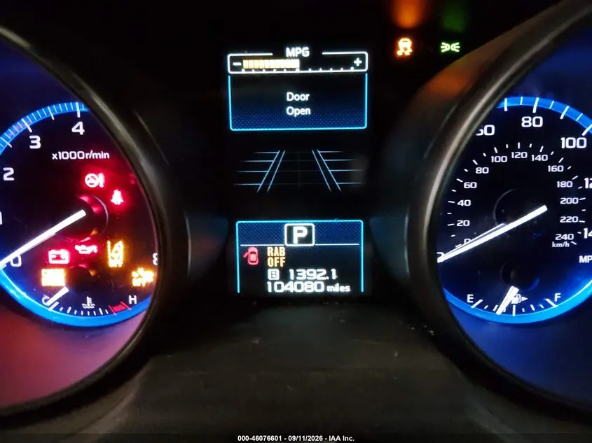 2017 SUBARU OUTBACK 2.5I LIMITED