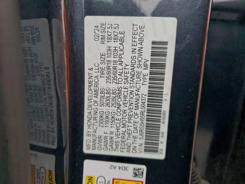 2024 HONDA CR-V SPORT  