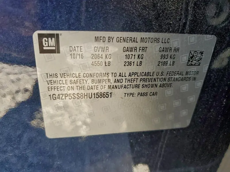 2017 BUICK LACROSSE ESSENCE  