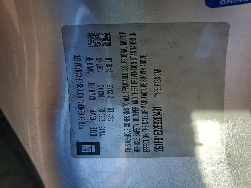 2014 CHEVROLET CAMARO LT  