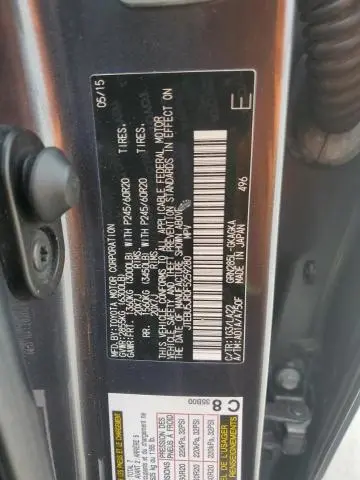 2015 TOYOTA 4RUNNER SR5/SR5 PREMIUM  