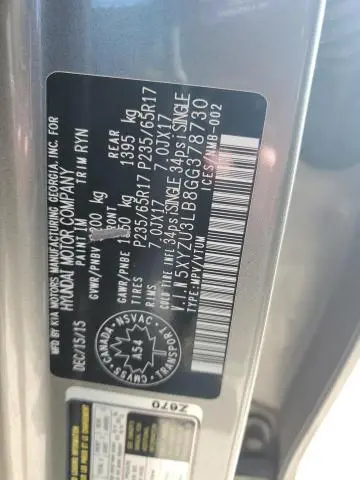 2016 HYUNDAI SANTA FE SPORT   