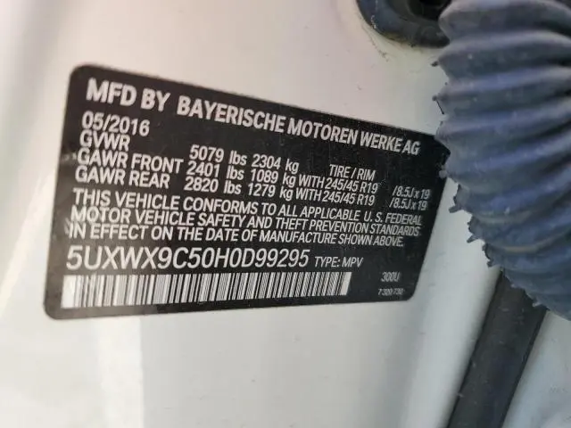 2017 BMW X3 XDRIVE28I  