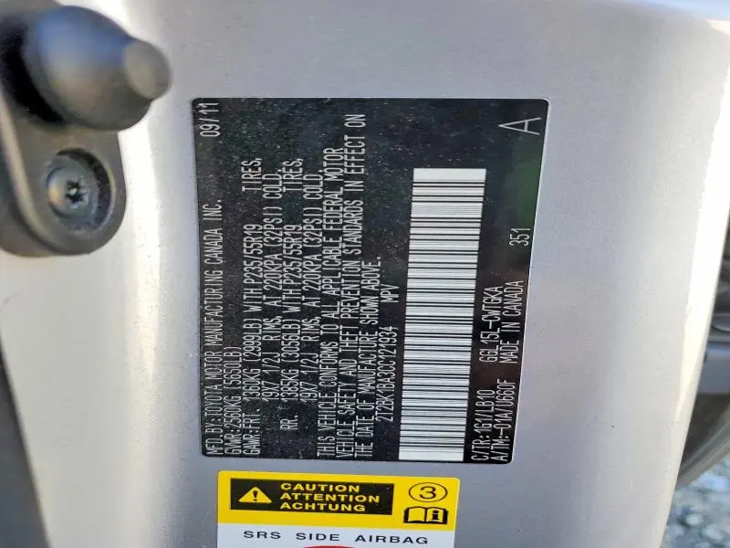 2012 LEXUS RX 350  